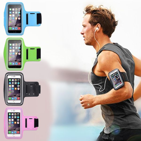 Brassement de téléphone mobile 5,5 pouces Téléphone extérieur Sports Téléphone Pym de téléphone Running Phone Bag Band Band Band pour iPhone 12 Pro Max 11