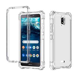 Étui de téléphone portable pour Nokia G400 C200 C100 TCL stylet 5G, housse transparente transparente pour téléphone portable