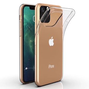 Mobiele telefoonhoesjes voor iPhone 14 Pro Max 13 Mini 12 11 XS XR X 8 7 Plus SE 0,3 mm Soft Silicone TPU Rubber transparant anti-knock Clear gel Crystal Ultra Slim Thin Cover W5