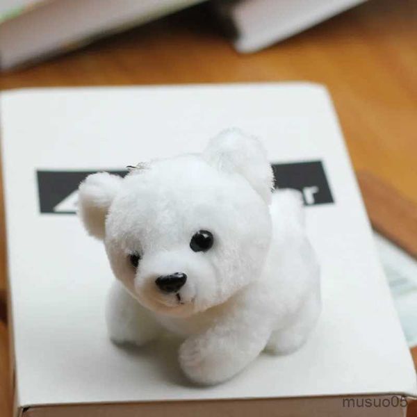 Cadena de teléfono móvil nueva alta calidad encantador Polar blanco suave peluche juguete algodón Animal regalo de cumpleaños para niños precio bajo R231031