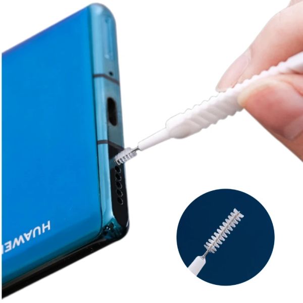 Puerto de carga de teléfono móvil enchufe de polvo para iPhone 14 Pro Max Port Cleaner Kit de la computadora Teclado Terretero Herramient