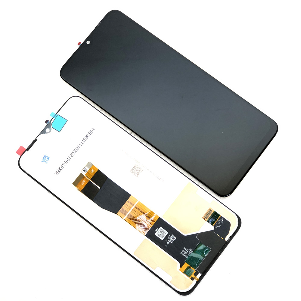 TMobile Revvl için Cep Telefon Paneli 6 Pro 5G LCD Ekran Değiştirme 6.82 inç IPS Cam Ekran Çerçeve ve Logo Montaj Cep Telefonu Parçası Orijinal Parçalar Siyah ABD