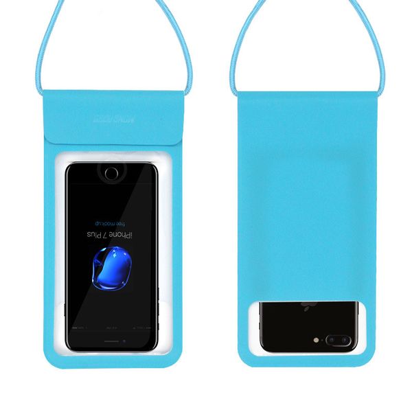 Sac à téléphone mobile Sac étanche à écran tactile sac de plongée extérieur 360 sac transparent entièrement étanche adapté à tous les smartphones