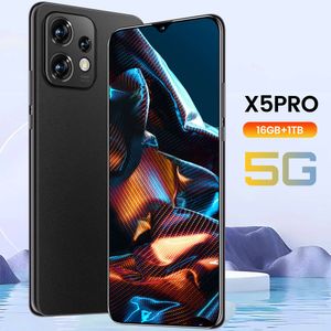 Téléphone mobile X5PRO 3 + 64 Go, produit à un grand écran de 7,2 pouces de 7,2 pouces, vrai smartphone Android True 4G