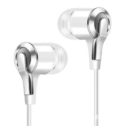Mobile bekabelde hoofdtelefoon oortelefoon oortelefoons TWS -hoofdtelefoonversterkers in Ear 3.5 Sport Ear Buds Headset Mic Muziek Aarphones voor telefoons Xiaomi Huawei Samsung