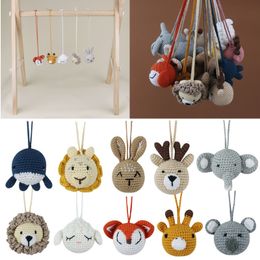 Mobiles # 1 pc Bébé Jouer Gym Cadre Suspendu Hochet Jouets Crochet Animal En Peluche Lit Mobile pour né Enfants Fitness Rack Chambre Décor 230607