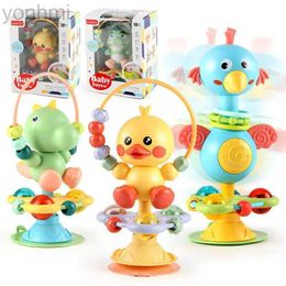 MOBILES# Baby Cartoon Soothing Ringing Toy Fun Sound Effects Kwekerij Rhyme Baby Dining Table Suction Cup Puzzle Early Education Toy D240426