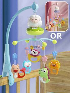 Mobiles# Mobile de berceau musical pour bébé avec veilleuses de style mouton et hochets rotatifs jouets de confort télécommandés pour nouveau-né Bovaiduryb