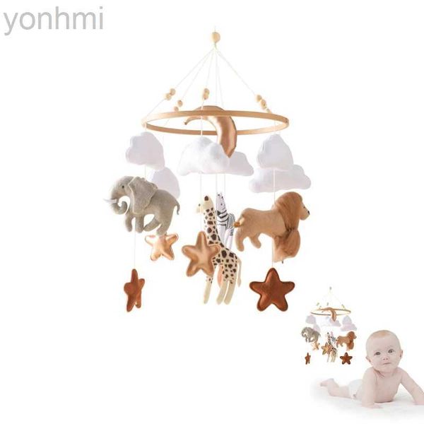 Mobiles # Baby Racet Toy Bed Bell Bree en bois Mobile Bracket Zoo Thème de lit NOUVEAU BELLE PLIPE POUPE BRCRACKET BRCKET RONNE