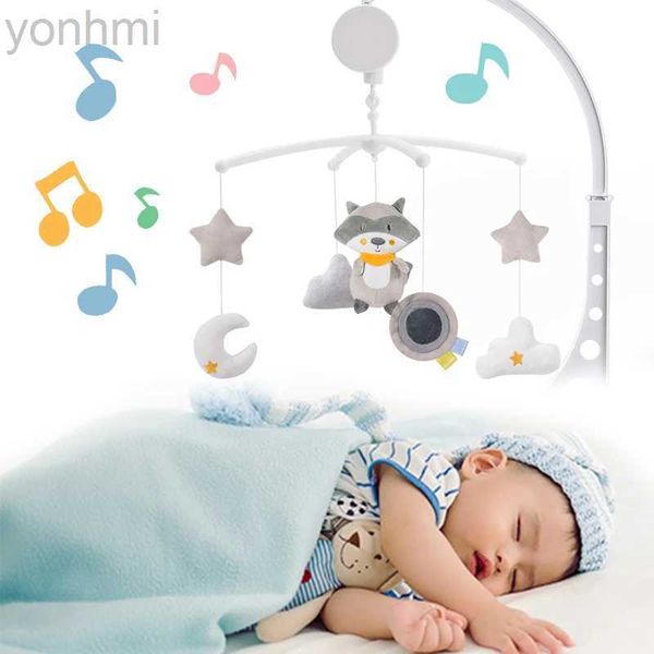 Mobiles # bébé rattles berceau mobiles porte-jouets rotation de lit mobile cloche musicale Boîte musicale 0-12 mois