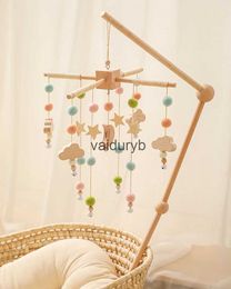 Mobiles# Bébé jouet en bois Mobiles lit cloche lune nuages hochet pour nouveau-né développement bricolage accessoires berceau support bras supports cadeaux Rattlelevaiduryb