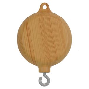 Mobile Box Crib Muzikaal Muziek Baby Mobiel bed Hanging Bell Elektrisch Rotary Toys Motor Accessoire Pendant speelgoed Kwekerij Speelt Wood Grain 230411