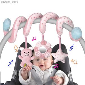 Mobiles # siège d'auto bébé Activité en spirale Activité suspendue Toys Poussette Bar berce