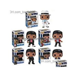 Mobiles # Mobiles Pop Beat It Michael Music Star PVC Action Figure Collection Modèle Enfants Jouets Pour Enfants Cadeau D'anniversaire Livraison Directe Dherj