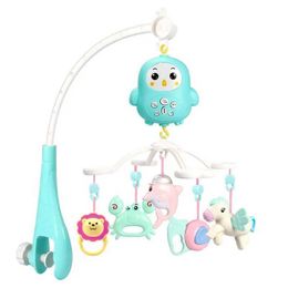 Mobiles # Nouveaux jouets pour bébé 0-12 mois Rattles suspendus bébé lit mobile Bell Musical Kids Toy Holder à 360 degrés Rotation Arm Bracket Bebes Q240525