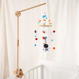 Mobiles # nouveau jouet Sidewinder 0-12 mois Boîte de musique nouveau-née en bois en bois sur lit cloche suspendue jouet baby boy boy jouet q240525