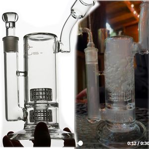 Mobious Glass Bong Hookahs Matrix Perc -glazen Water Bongs Chicha Water Pijpen Heady Oil Rigs met 18 mm Banger