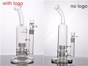 Mobius Bong Nouveau Tuyau D'eau En Verre À Double Matrice Stéréo Narguilé Percolateur Dab Rig Clair 13 Pouces Et Joint De 18mm