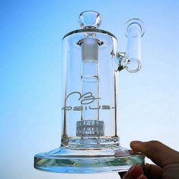 Mobius Verre Bongs Narguilés Sidecar Embouchure Huile Dab Rigs Matrice Stéréo Par 18mm Femelle Conduites D'eau Avec Bol MB01