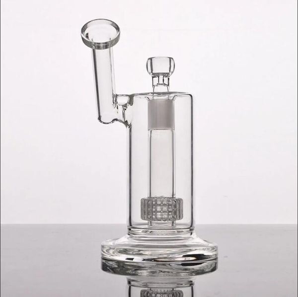 Logo Verre Bong Bong Hobeh Pipes à eau matrice Perc Gireaux en tête