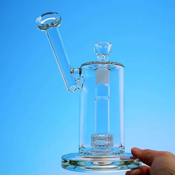 Mobius Glass Water Hookahs Sidecar Bouce para fumar bongs Matrix Percolater Oil Dab Articulación de 18 mm con tazón MB01