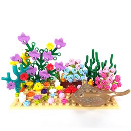 Sea World kleine deeltjes speelgoed baksteen bouwstenen 71043 Submarine World bouwblokmodel Kkit Fauna en flora combinatie speelgoed baksteen speelgoed voor kinderen kerstcadeau