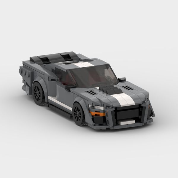 MOC Bricks Ford Shelby GT500 F150 Barricade Raptor SUV Fordham Bronco Mustan Racing Sports Car Set Toys Speed Champions Blocs