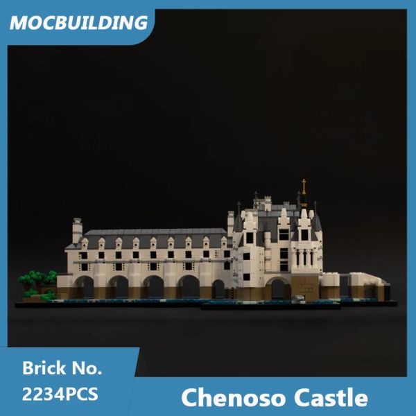 MOC Building Blocs Chenoso Castle Model DIY Assemblé Bricks Architecture SERISEL ENCROYAGE CREATINE VOS TOYS CADEAUX 2234PCS