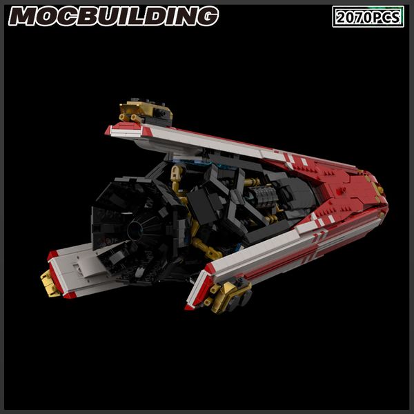 MOC Building Blocs Space Ship Razorback Modèle modulaire DIY Bricks Assemble Toys Birthday Present des cadeaux de Noël Collection des cadeaux de Noël