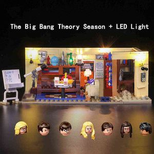 MOC City Big Bang Building Blocks Theory Friends Modelo Figuras Accesorios Soldados Armys Piezas Ladrillos Películas Serie Niños Juguetes AA220317