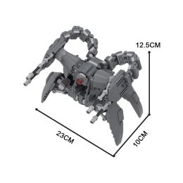 MOC Destroyer Mecha Battle Robot Blocks Bloods Jet Space Wars Metal Scorpenek Aniquilator Toys para niños Regalos para niños