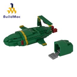 MOC pour Thunderbird 2 Puppet Show Special Rescue Vehicle Building Blocs Mit Gift Gift