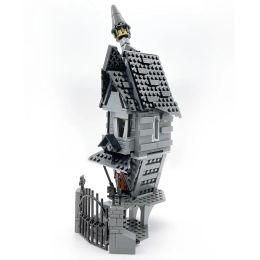 MOC Halloween Jack Skellingtoned House-Nightmareal Before Christmas Ghost House Building Block Set City Brick Toys For Children