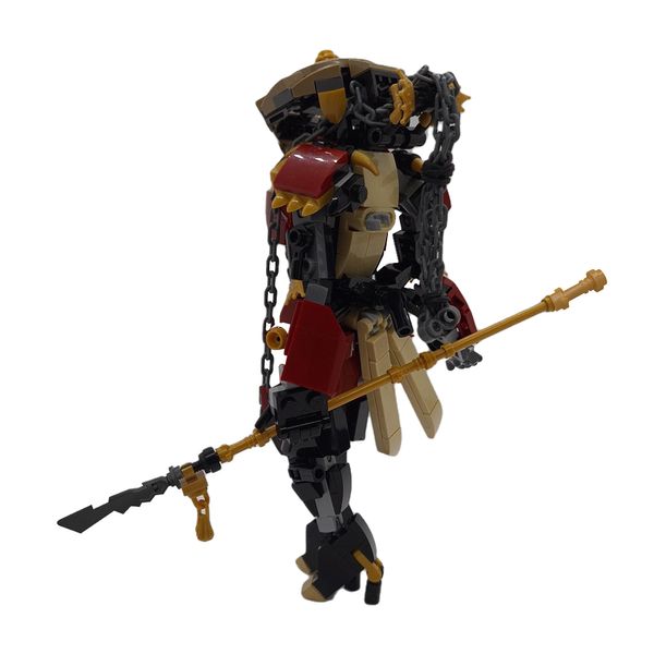 MOC Mecha Figura Robot Bloques de construcción Kit Japón Samurai Ronin Nobushi Warriors vagabundos Modelo de ladrillo Modelo de bricolaje