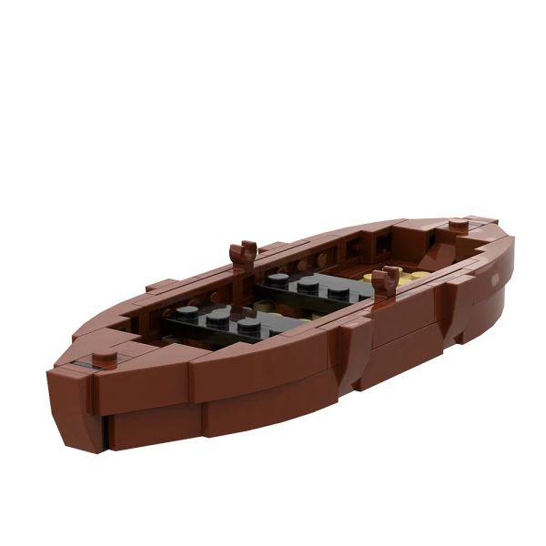 MOC Medieval Mini Boats Pirate Building Blocys Military Viking Figures Boat Shipboat Battleship Bricks Toy Scene Matching Pièces