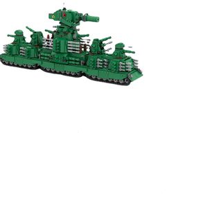 MOC militaire KV44 véhicules jouets modèle de char lourd assemblé blocs de construction WW2 armée arme briques éducatives cadeau de noël