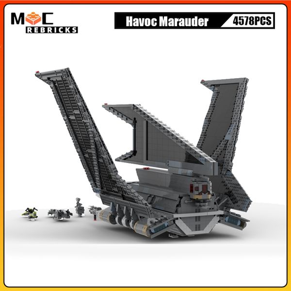 MOC Space Wars Classic Movie Building Blocs Marauder Attack Navettle Collector Expert DIY Assembly Modèle Bricks Toys Kid Gifts