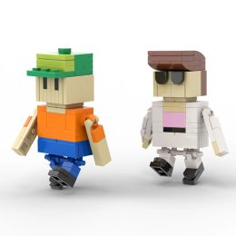 MOC STMULT GUBS 3-en-1 Mini Figures Blocs Blocs Set Game Personnages Modèles 205 PCS Brick Toys for Kids Christmas Cadeaux