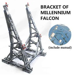 MOC Vertical Display Stand for Millennium Toys Falcon Compatibel No 05132 en nr. 75192 Ultieme Collector's Model Q0624279H