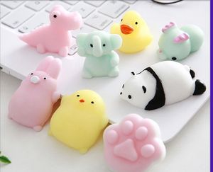 Mochi Squishy Toys Mini Squishy Animal Soulagement Du Stress Jouet Chat Panda Licorne Squeeze Kawaii Squishies Party Favors pour Garçons Filles Cadeaux D'anniversaire