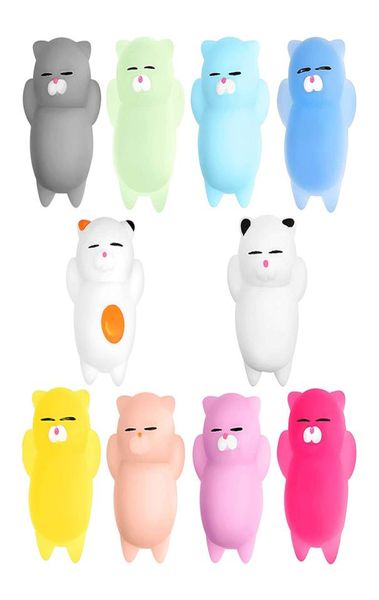 Mochi Squishy Toys Squishies Kawaii Soft Squeeze Dibujos animados Gato Animales Sensorial Anti Estrés Alivio Cumpleaños Pascua Regalos de Navidad para niños Niños Adultos2300092