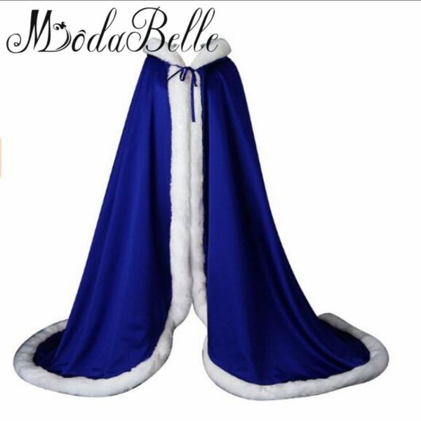 modabelle blanche ivoire rouge violet royal bleu clics de mariée châle de châle fourrure boléro robe de soirée de manteau de mariage d'hiver bolero 2017 208a