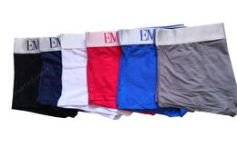 Modal Mesh Style Men Boxers Sous-vêtements Shorts mode Sexe sous-vêtements Soft Homme Breft Houstable Male Gay Calzoncio Brief court 1985346