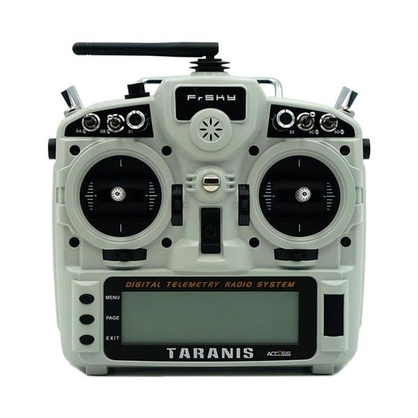 Modo 2 Frsky Taranis X9D Plus 2019 2.4G 24CH Sistema OpenTX Protocolo de ACCESO Transmisor de radio G9D Gimbal para FPV Racing Drone - Blanco