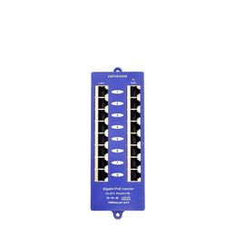 Modus B Gigabit Poe Injector 1000Mbps POE Patch Panel 802.3AF voor maximaal 8 IP -camera's WiFi Access Point (AP)