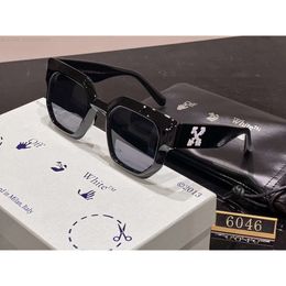 Mode Off w Zonnebril Luxe Witte Luxe Ontwerper Voor Heren En Wo-stijl 40001 Mode Klassieke Dikke Plaat Zwart Wit Vierkant Frame Brillen 6cotg 6pn0a