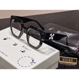 Modo desactivado w Zonnebril Luxe Witte Luxe Ontwerper Voor Heren En Wo-stijl 40001 Mode Klassieke Dikke Plaat Zwart Wit Vierkant Frame Brillen 6cotg 51b99