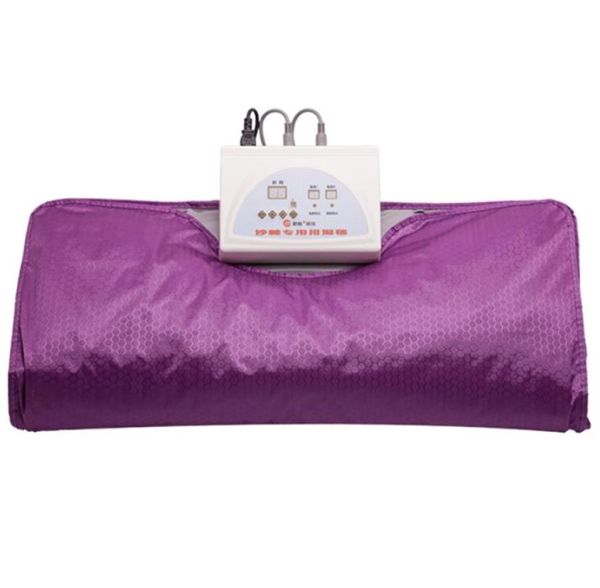 Modelo 2 Zona Sauna de abeto Infrarrojo lejano Cuerpo Adelgazante Manta de sauna Terapia de calefacción Bolsa delgada SPA PÉRDIDA DE PESO Desintoxicación corporal Machin3749664