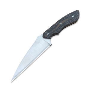 Model 2388 2,9-inch 8cr13mov mes buitenoverleving vast mes G10 handgreep camping tactisch mes met kydexhuls