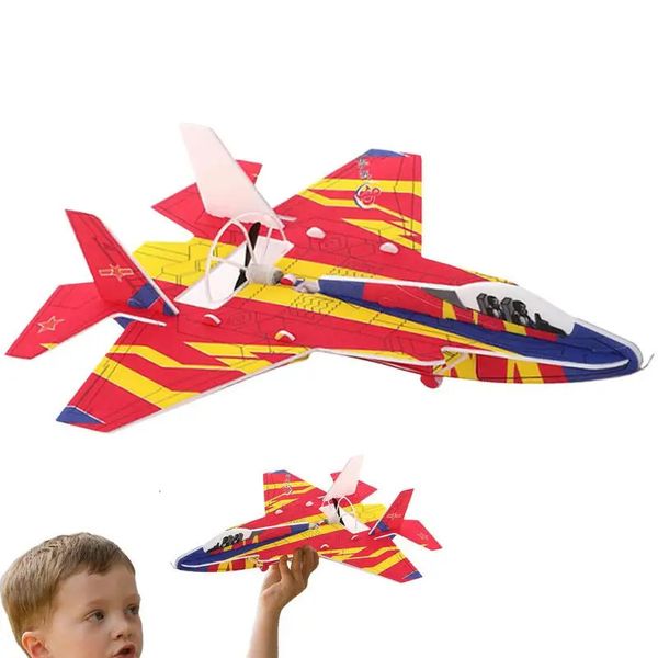 Modèle d'avion pour enfants, planeur rechargeable par USB, Mode de vol, avec fonction de rotation, vol en plein air, 240118